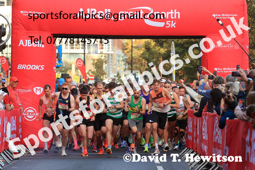 The 2026 AJ Bell Great North 5k, Newcastle Quayside. Photo: David T. Hewitson/Sports for All Pics